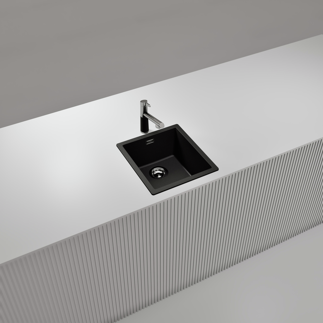 Dřez FORMHAUS D-100LS NERO